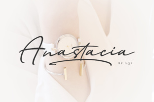 Anastacia: A Refined Script Font for Editorial Design