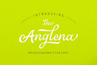 Anglena: A Swashy Script Font for Editorial Design