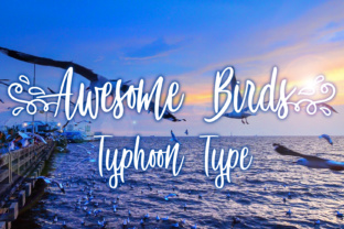 Awesome Birds Typeface for Editorial Design