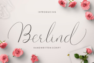 Berlind Script Font for Handmade Brands