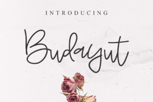 Budayut Font: A Monoline Script for Crafters