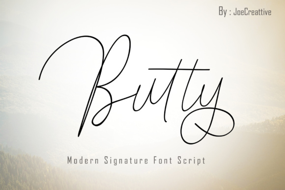 Butty: A Handwritten Font for Better Branding