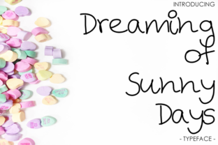 Dreaming of Sunny Days: A Handwritten Font for Editorial Design