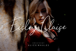 Eisley Claise: A Modern Script Typeface for Elegant Branding