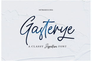 Gasterye: A Hand-Lettered Typeface for Modern Editorial Design