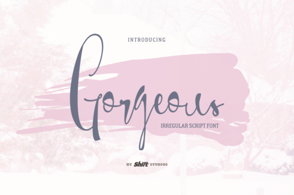 Gorgeous Font: A Stylish Script for Modern Branding