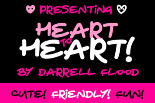 Heart to Heart: A Friendly Display Font for Editorial Design