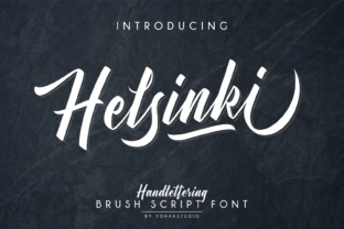 Helsinki: A Retro Brush Script Font for Modern Brands