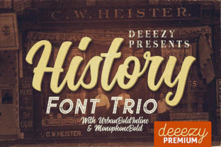 History Typeface: A Retro Font for Vintage Branding