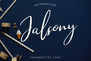 Jalsony: A Handmade Calligraphy Font for Makers