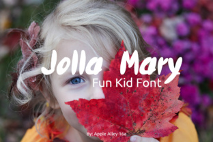 Jolla Mary: A Playful Typeface for Creative Branding