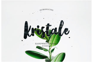 Kristale: A Modern Script Font for Editorial Design