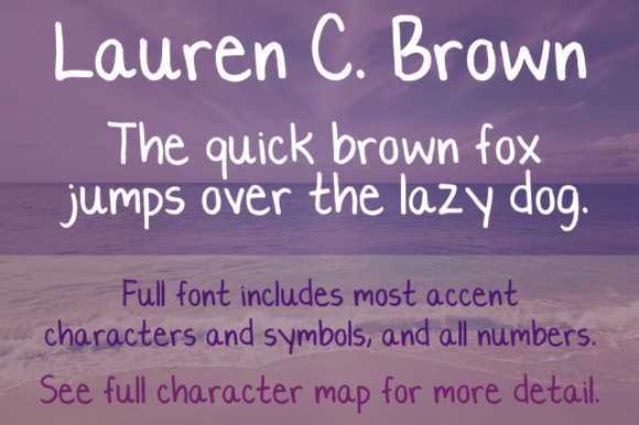 Lauren C. Brown: A Timeless Script Font for Makers