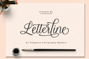 Letterline: A Premium Script Font for Makers
