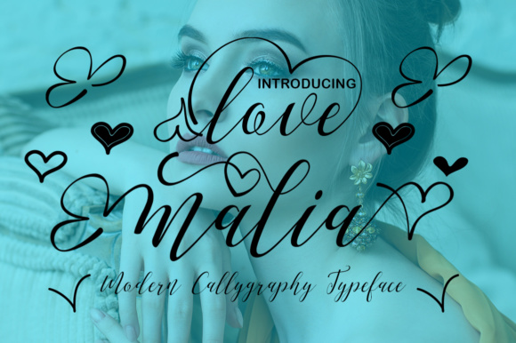 Love Malia: A Swashy Script Font for Crafters