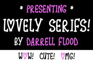 Lovely Serifs Font for Handmade Creators