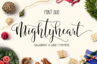 Mighty Heart: A Script Font for Digital Design
