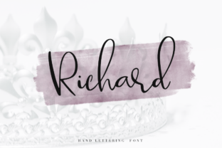 Richard Typeface: Elegant Script for Editorial Design