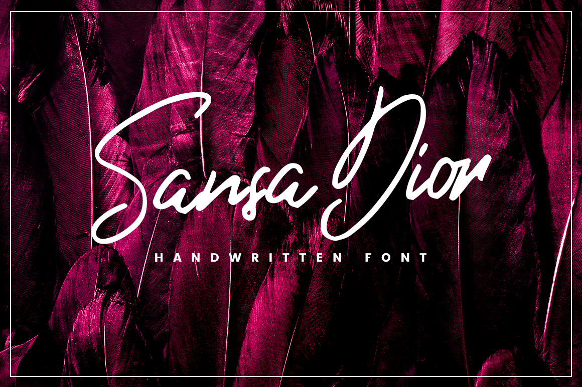 Sansa Dior: A Confident Script Font for Makers