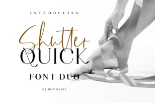 Shutter Quick: An Editorial Font Duo for Web Design