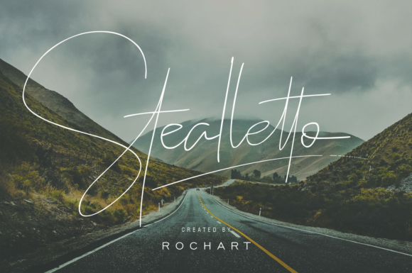 Stealletto: A Script Font for Modern Brands
