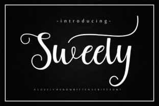 Sweety Font: Elegant Script for Crafters