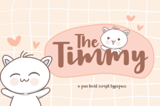 The Timmy Font: Bold Script for Crafters