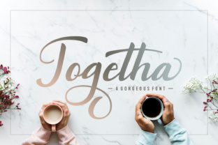 Togetha: A Modern Script Font for Web Design