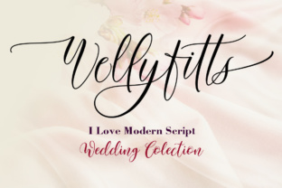 Wellyfitts: A Modern Script Font for Web Design